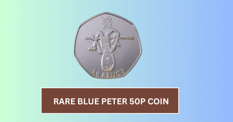 Rare Blue Peter 50p Coin from Royal Mint Now Selling for Over £180 on eBay