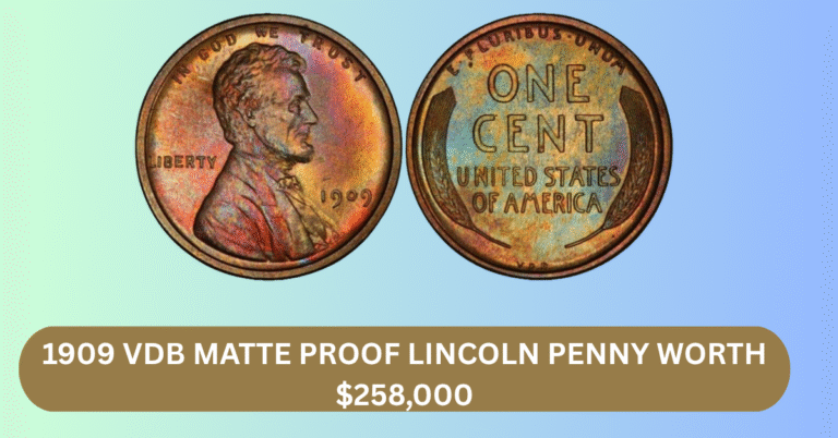 1909 VDB Matte Proof Lincoln Penny Worth $258,000 — The Proof Coin That Started It All